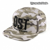 Dynamic State Бейсболка CAP DST model 3 камуфляжная, снэпбэк, с логотипом Dynamic State/DST