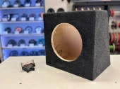 Корпус/короб под сабвуфер 10 дюймов ЗЯ со скошенной стенкой MINI (Фанера)