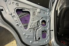 Jac gs6: Замена динамиков, Шумоизоляция дверей