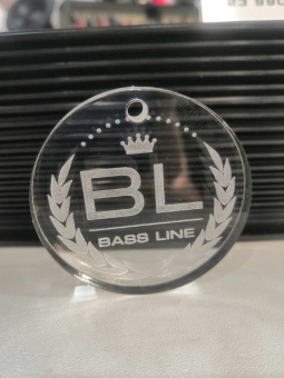 Купить Фирменный брелок Bass-Line (стекло) - купить, 150 руб.