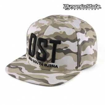 Купить Dynamic State Бейсболка CAP DST model 3 камуфляжная, снэпбэк, с логотипом Dynamic State/DST - купить, 1 200 руб.