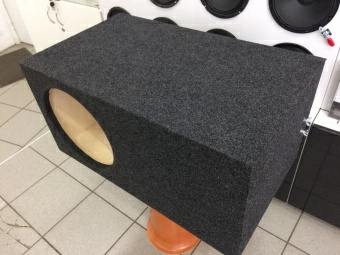 Купить Корпус/короб под сабвуфер 12 дюймов Карпет, Труба - купить, 5 500 руб.
