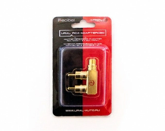 Купить Адаптер-переходник (F-адаптер) RCA («мама») – 2 x RCA («папа») URAL (Урал) ADAPTER02M - купить, 250 руб.