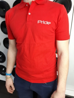 Поло Pride Car Audio красное - купить, 1 350 руб.1 350 руб.