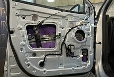 Jac gs6: Замена динамиков, Шумоизоляция дверей