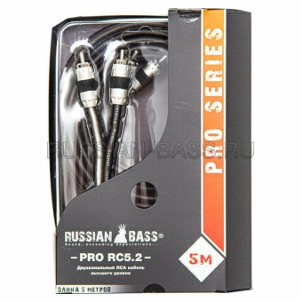 Купить RCA кабель Russian Bass PRO RC5.2 - купить, 1 540 руб.