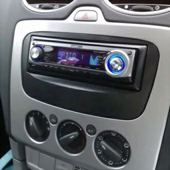 Купить Рамка Intro RFO-N11S Ford Focus 2 sony, Mondeo, C-Max, S-Max, Galaxy new 07+ 1DIN silver - купить, 650 руб.