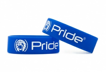 Купить Браслет Pride силиконовый широкий синий - купить, 150 руб.