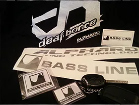 Фирменная атрибутика. BASS-LINE и ALPHARD