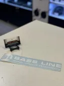 Фирменная наклейка Bass-Line (белая)