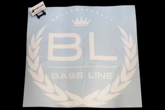 Купить Наклейка круглая Bass-Line (60см, белая) - купить, 500 руб.