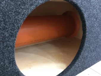 Купить Корпус/короб под сабвуфер 10 дюймов Карпет, Труба - купить, 4 500 руб.