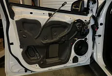 Ford Focus 3 замена акустики/установка сабвуферного звена