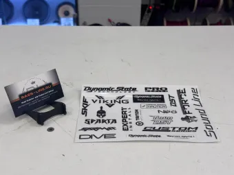 Купить Dynamic state СтикерПак Набор объемных виниловых наклеек черного цвета - купить, 230 руб.