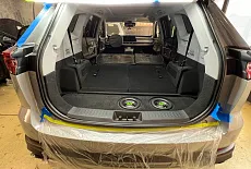 Chery tiggo 8 pro max. Замена акустики, установка сабвуфера, шумоизоляция салона.
