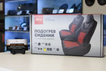 Купить ACV HS-04 - подогрев сидений на два места с 2 квадратными регуляторами температуры и 3 режимами интенс - купить, 6 800 руб.
