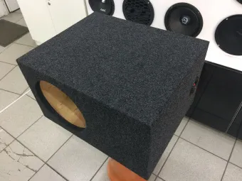 Купить Корпус/короб под сабвуфер 10 дюймов Карпет, Труба - купить, 4 500 руб.