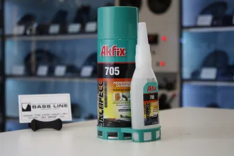 Купить Клей для экспресс склеивания Akfix 705 (100 гр клей+400 мл активатор) - купить, 480 руб.