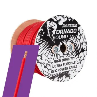 Купить Силовой кабель Kicx Tornado Sound OFC 8100R - купить, 180 руб.