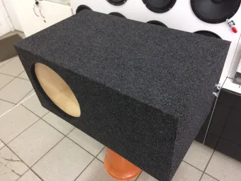 Купить Корпус/короб под сабвуфер 12 дюймов Карпет, Труба - купить, 5 500 руб.