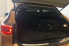 Создание сабвуферного звена для Infiniti FX37 в рамках ограниченного бюджета