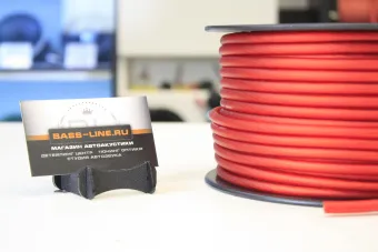 Купить Силовой кабель Kicx HeadShot POFC 8050R 8Ga Красный - купить, 301 руб.