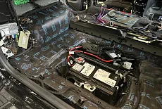 Полная шумоизоляция и аудиосистема для Mercedes G class (w464)