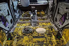 Chery tiggo 8 pro max. Замена акустики, установка сабвуфера, шумоизоляция салона.