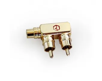 Купить Адаптер-переходник (F-адаптер) RCA («мама») – 2 x RCA («папа») URAL (Урал) ADAPTER02M - купить, 250 руб.
