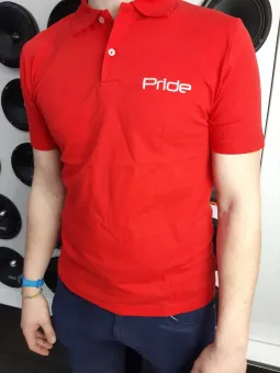 Поло Pride Car Audio красное - купить, 1 350 руб.1 350 руб.