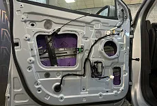 Jac gs6: Замена динамиков, Шумоизоляция дверей