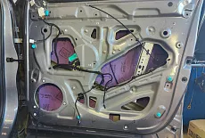 Замена аудиосистемы и полная шумоизоляция Chery Tiggo 7