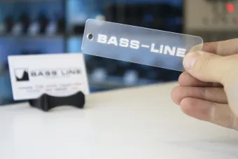 Купить Шильд Bass-Line (оргстекло) - купить, 100 руб.
