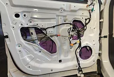 Jetour x70. Замена динамиков шумоизоляция дверей