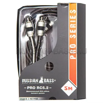 Купить RCA кабель Russian Bass PRO RC5.2 - купить, 1 540 руб.