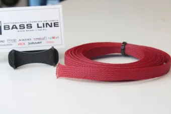 Купить Кабельная оплетка(Нейлоновый рукав) Pride NS4GA красная - купить, 53 руб.