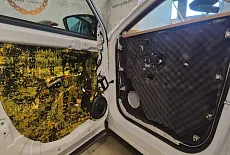 Jetour x70. Замена динамиков шумоизоляция дверей