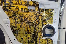 Шумоизоляция и замена акустики в Exeed Vx