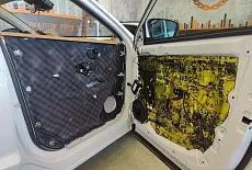 Jetour x70. Замена динамиков шумоизоляция дверей
