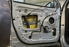 Jac gs6: Замена динамиков, Шумоизоляция дверей