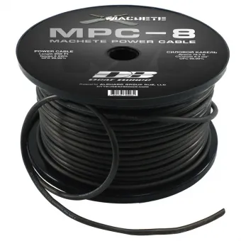 Купить Силовой кабель Deaf Bonce 8ga Черный - купить, 171 руб.