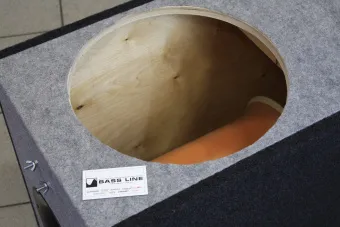 Купить Корпус/короб под сабвуфер 15 дюймов Карпет, Труба (двухцветный) - купить, 6 500 руб.