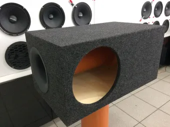 Купить Корпус/короб под сабвуфер 12 дюймов Карпет, Труба - купить, 5 500 руб.