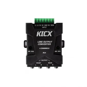 Купить Преобразователь уровня сигнала Kicx HL4 - купить, 1 310 руб.