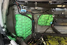 Полная шумоизоляция и аудиосистема для Mercedes G class (w464)