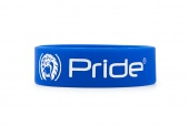 Браслет Pride силиконовый широкий синий