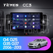 Штатная магнитола Teyes CC3 4/32 Infiniti G4 G25 G35 G37 (2006-2013)