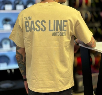 Купить Футболка Team Bass-Line, M, Бежевый - купить, 1 990 руб.